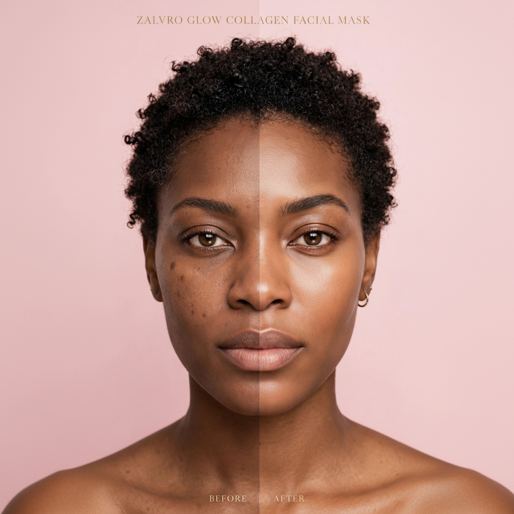 Zalvro Glow™ Collagen facial mask