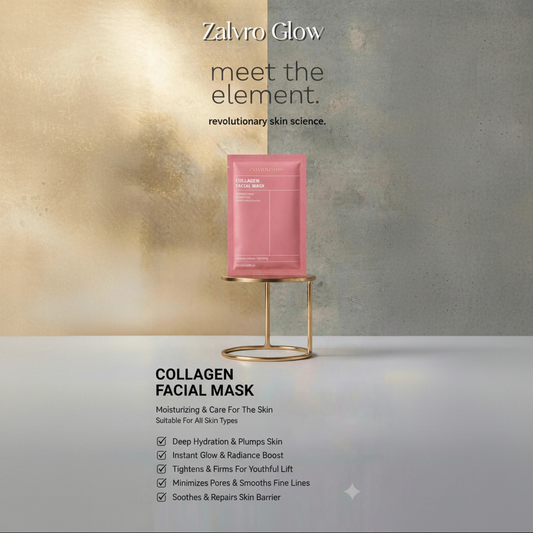 Zalvro Glow™ Collagen facial mask