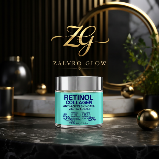Cooldew Retinol Collagen Dark Luxury Background