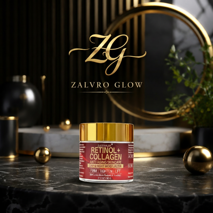 Retinol+ Collagen Dark Luxury Background